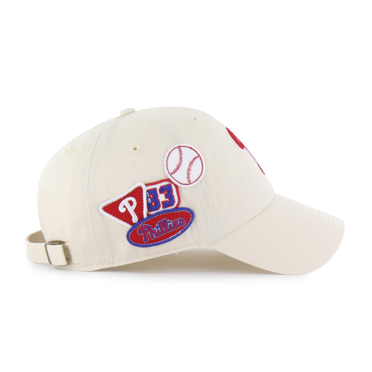 PHILADELPHIA PHILLIES BADGES '47 CLEAN UP
