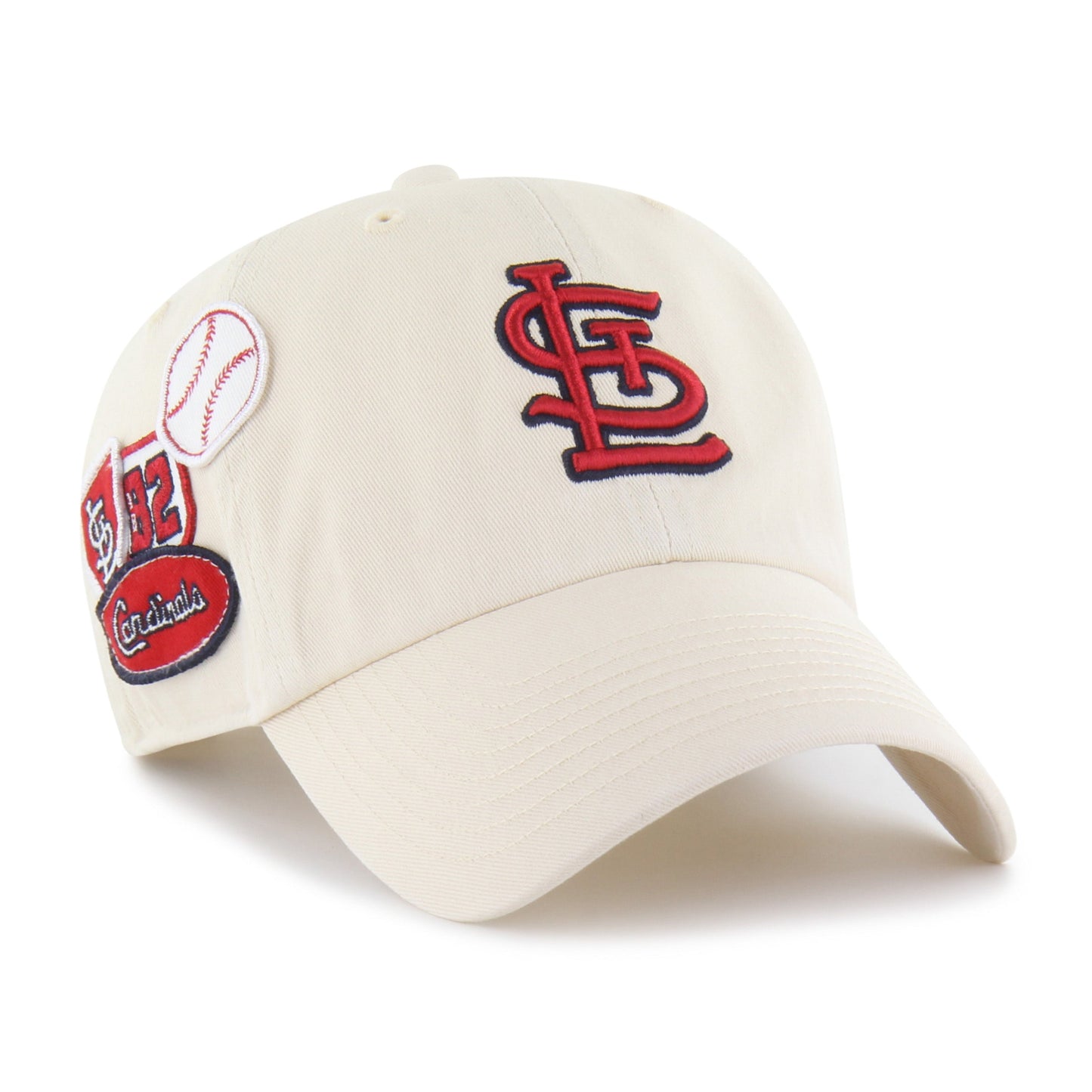 ST. LOUIS CARDINALS BADGES '47 CLEAN UP