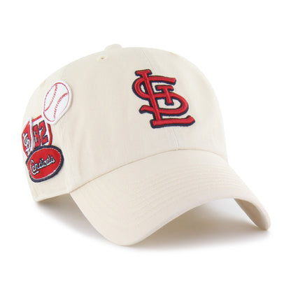 ST. LOUIS CARDINALS BADGES '47 CLEAN UP