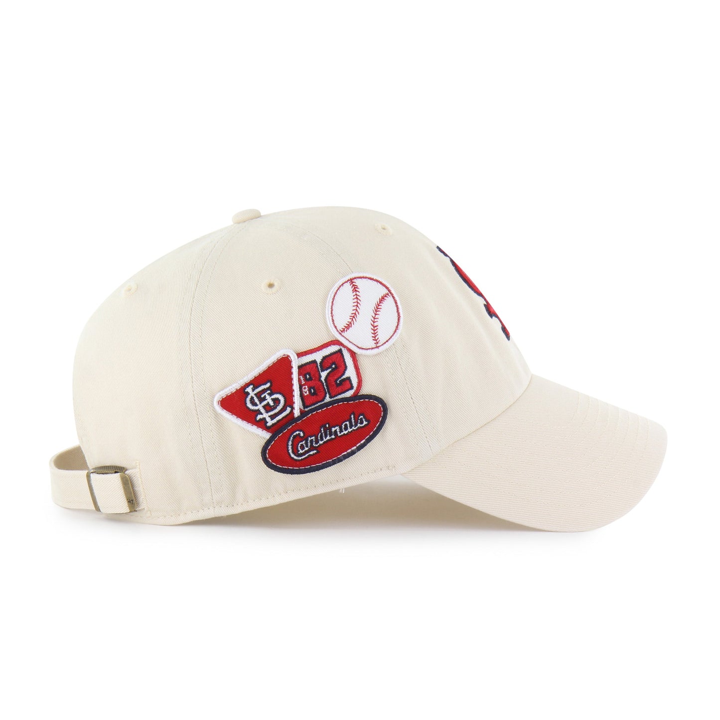 ST. LOUIS CARDINALS BADGES '47 CLEAN UP