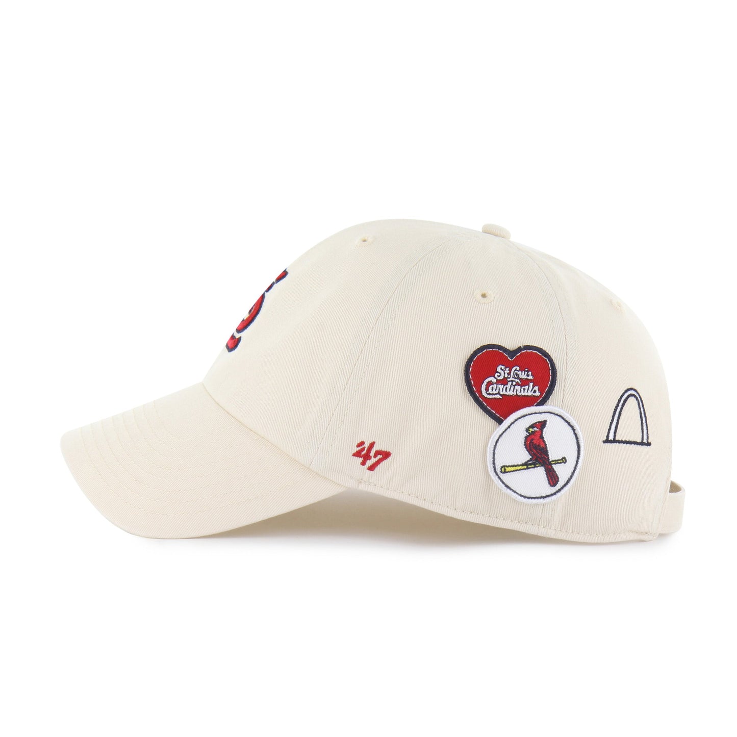 ST. LOUIS CARDINALS BADGES '47 CLEAN UP