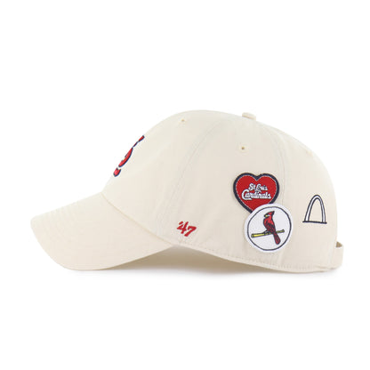 ST. LOUIS CARDINALS BADGES '47 CLEAN UP