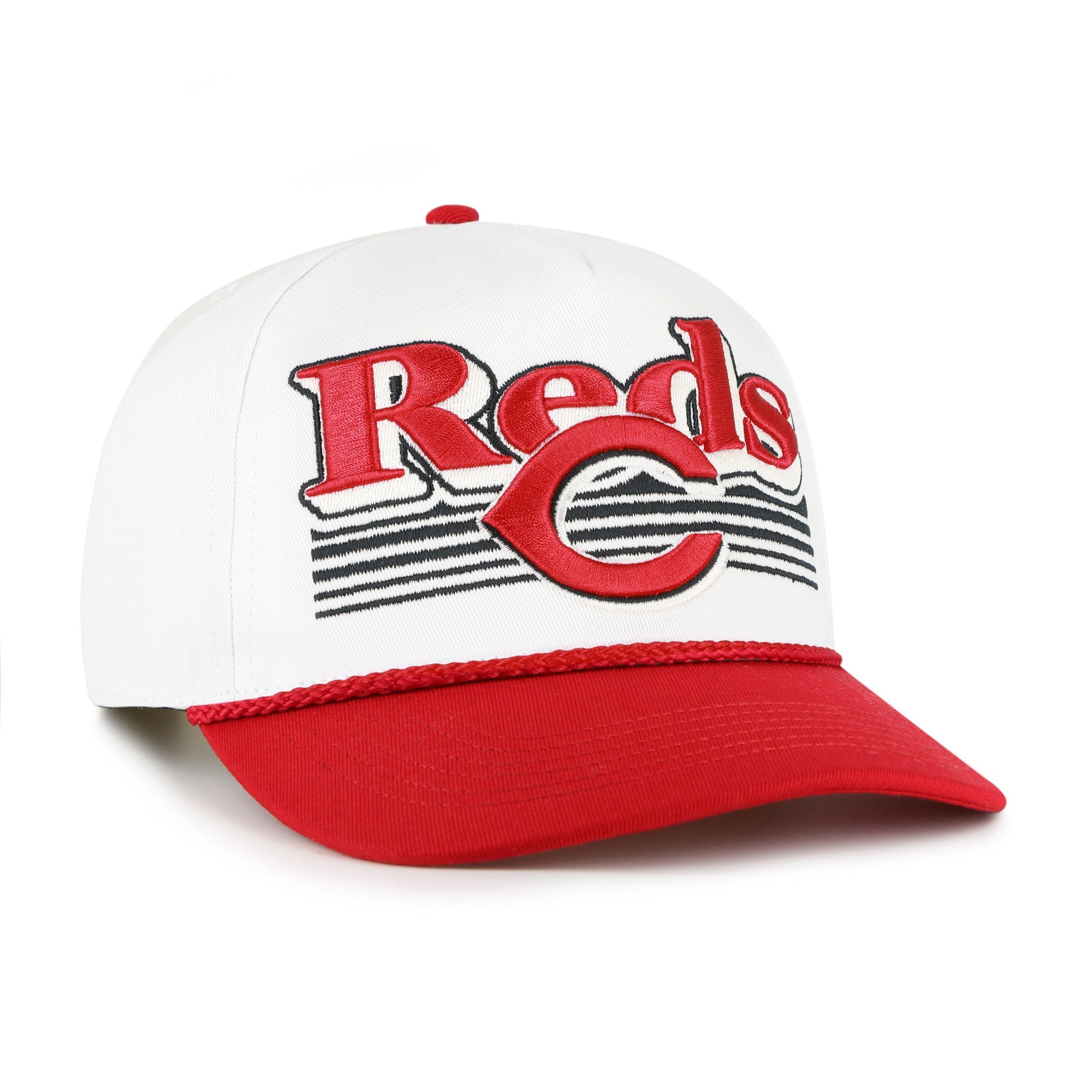 CINCINNATI REDS SCRIPT FADE TWO TONE ROPE '47 HITCH