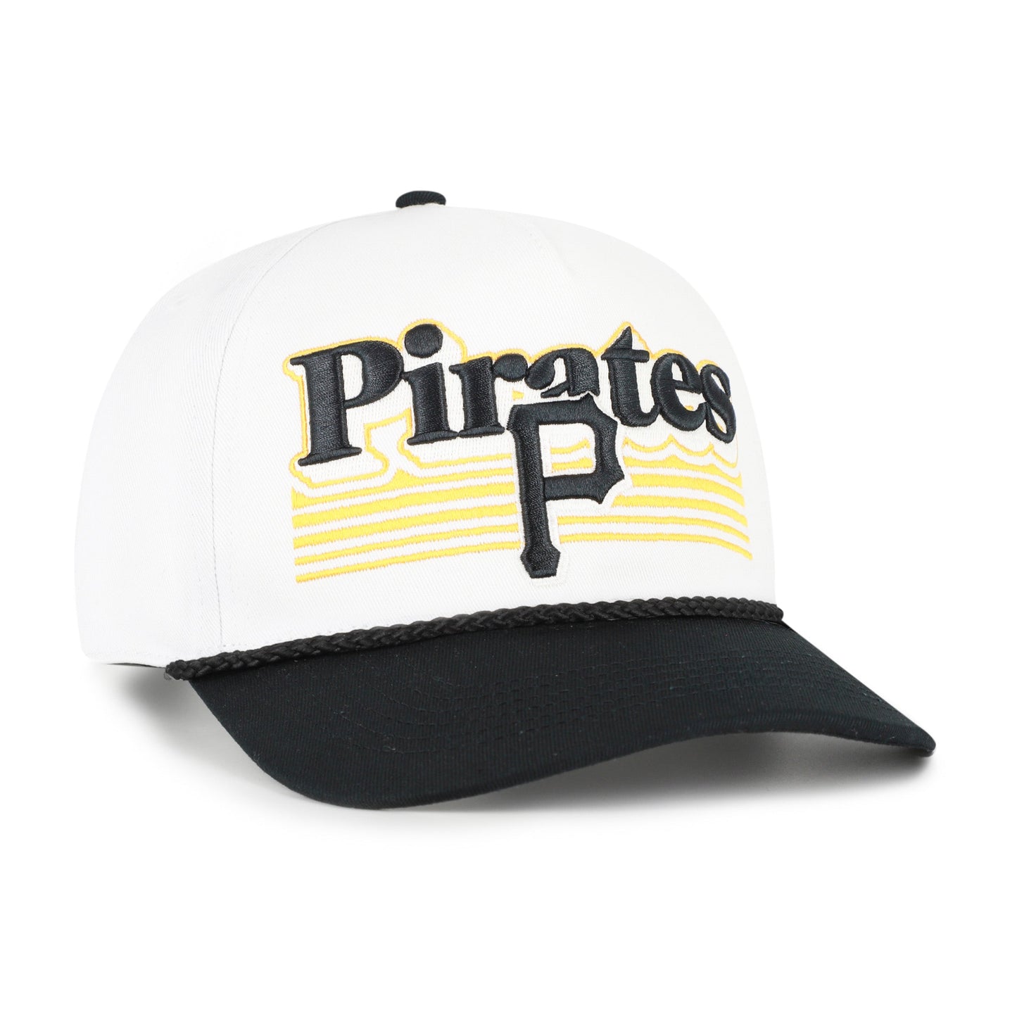 PITTSBURGH PIRATES SCRIPT FADE TWO TONE ROPE '47 HITCH