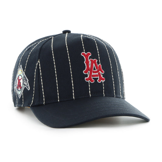 LOS ANGELES ANGELS COOPERSTOWN RAWLINGS PINSTRIPE '47 HITCH