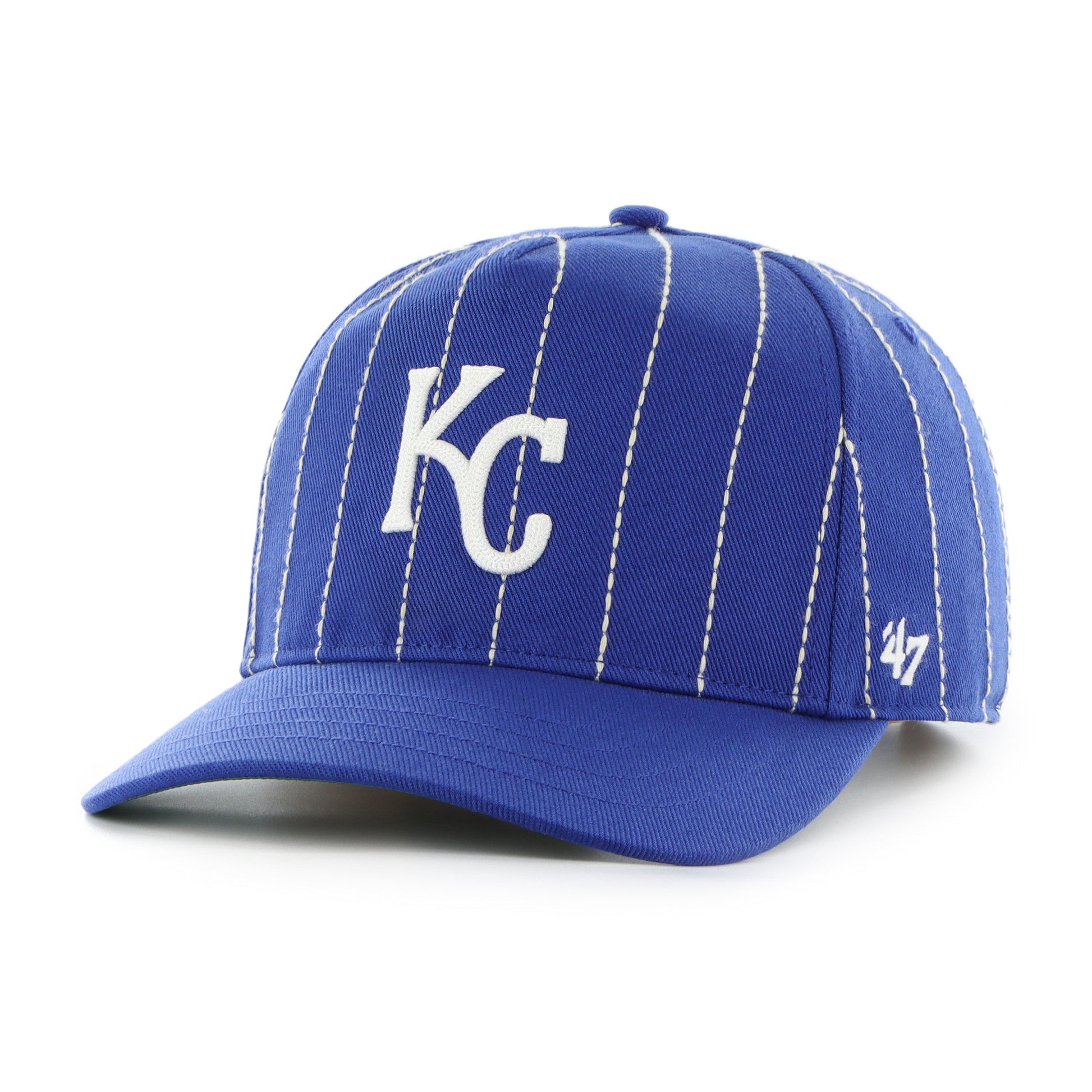 KANSAS CITY ROYALS COOPERSTOWN RAWLINGS PINSTRIPE '47 HITCH