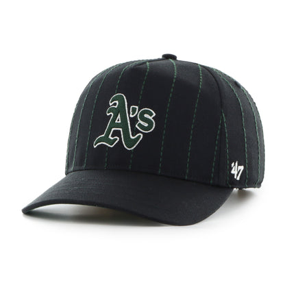 ATHLETICS BASEBALL COOPERSTOWN RAWLINGS PINSTRIPE '47 HITCH