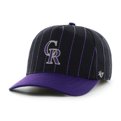COLORADO ROCKIES COOPERSTOWN RAWLINGS PINSTRIPE '47 HITCH