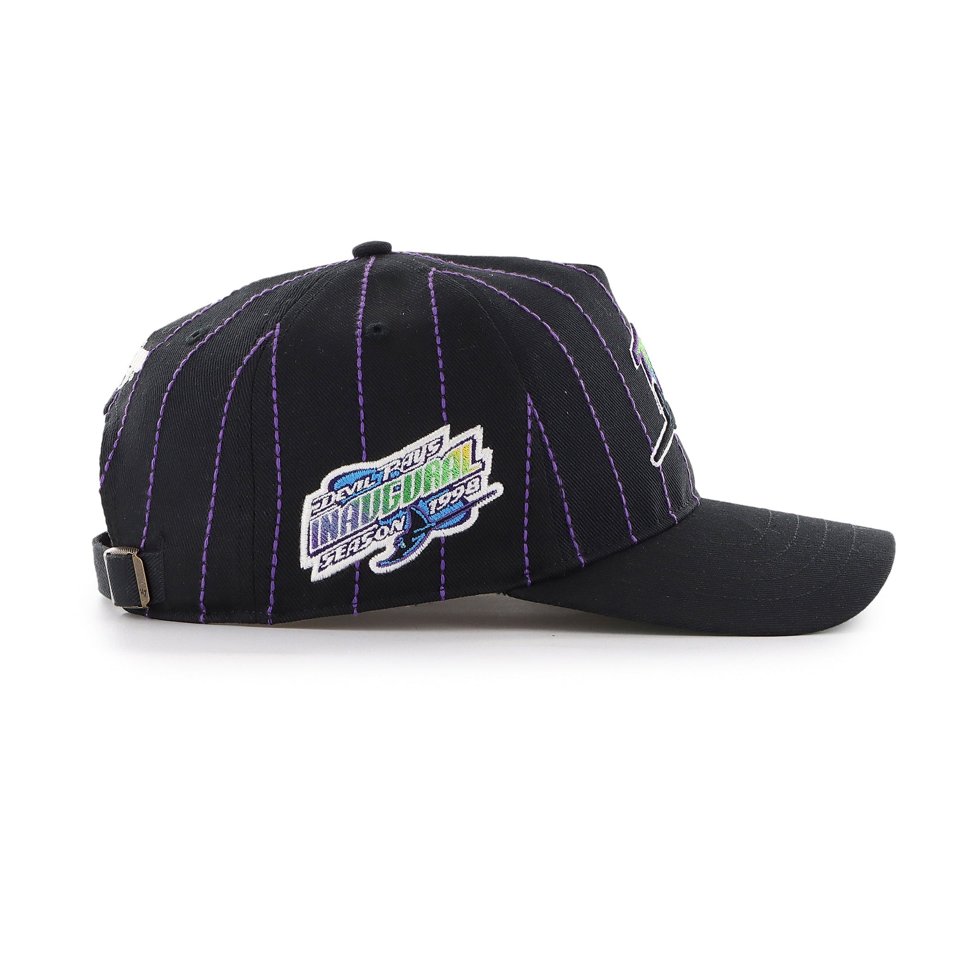 TAMPA BAY RAYS COOPERSTOWN RAWLINGS PINSTRIPE '47 HITCH