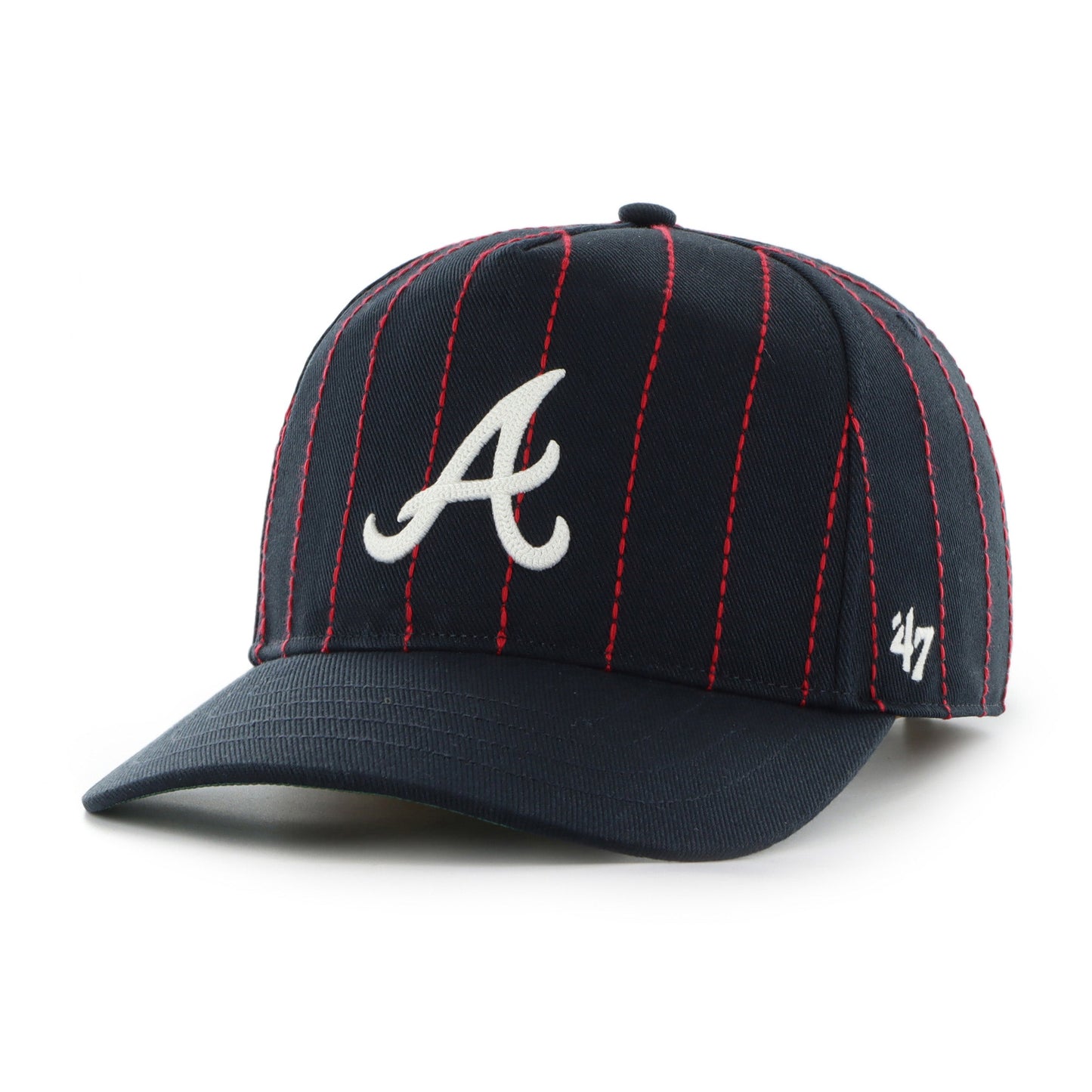 ATLANTA BRAVES COOPERSTOWN RAWLINGS PINSTRIPE '47 HITCH