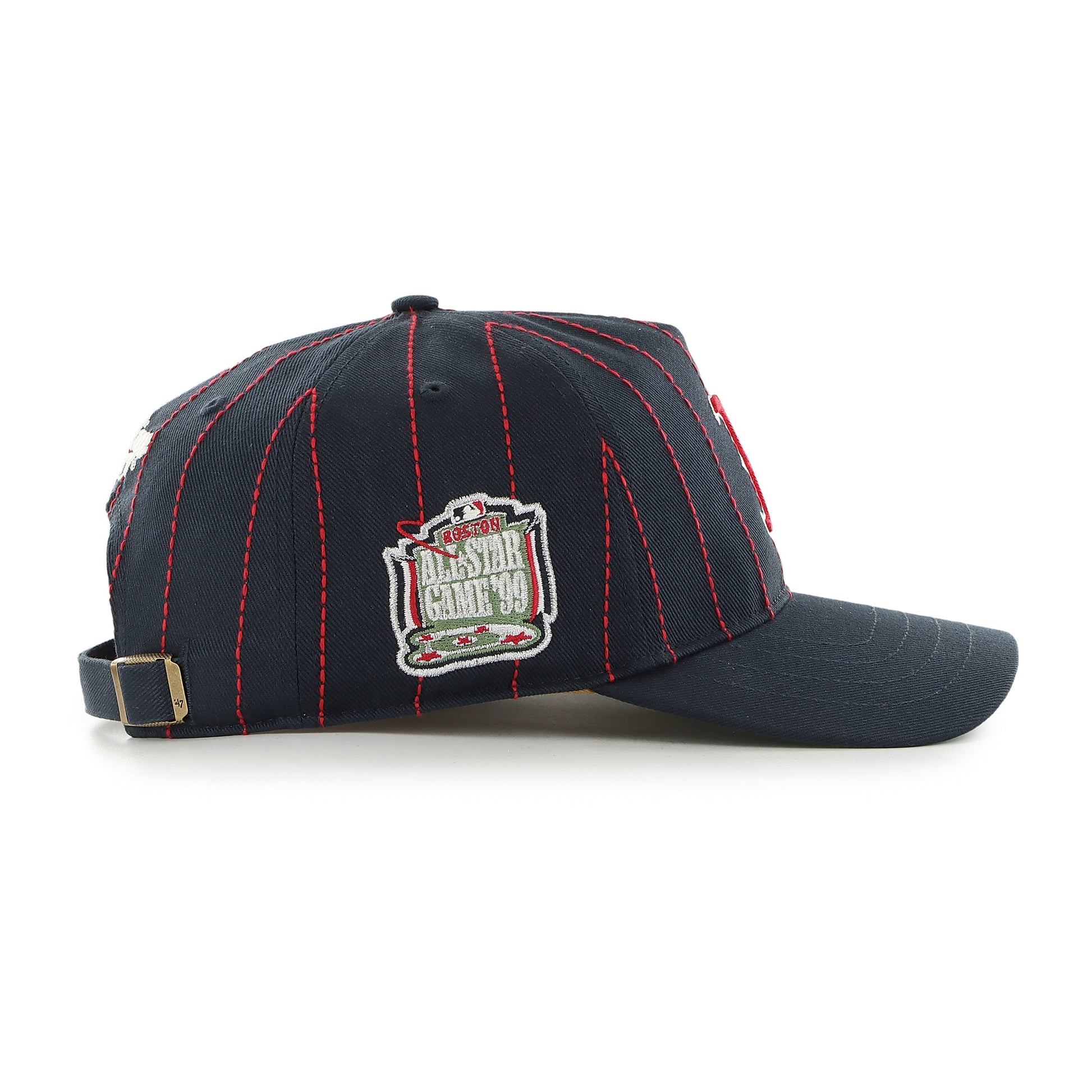 BOSTON RED SOX COOPERSTOWN RAWLINGS PINSTRIPE '47 HITCH