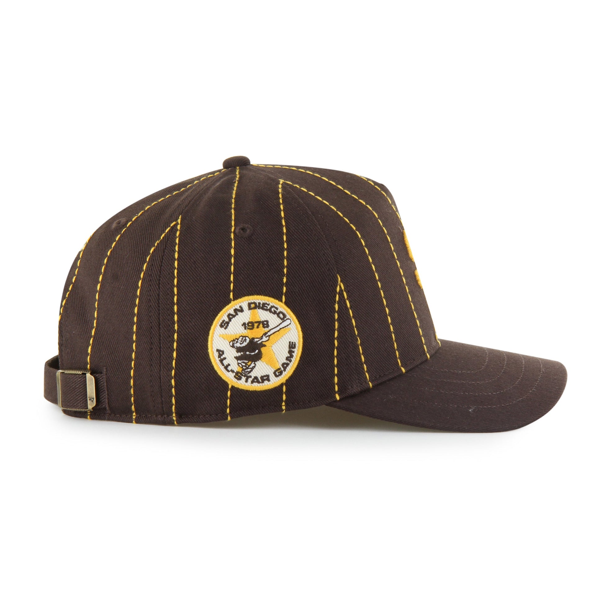 SAN DIEGO PADRES COOPERSTOWN RAWLINGS PINSTRIPE '47 HITCH