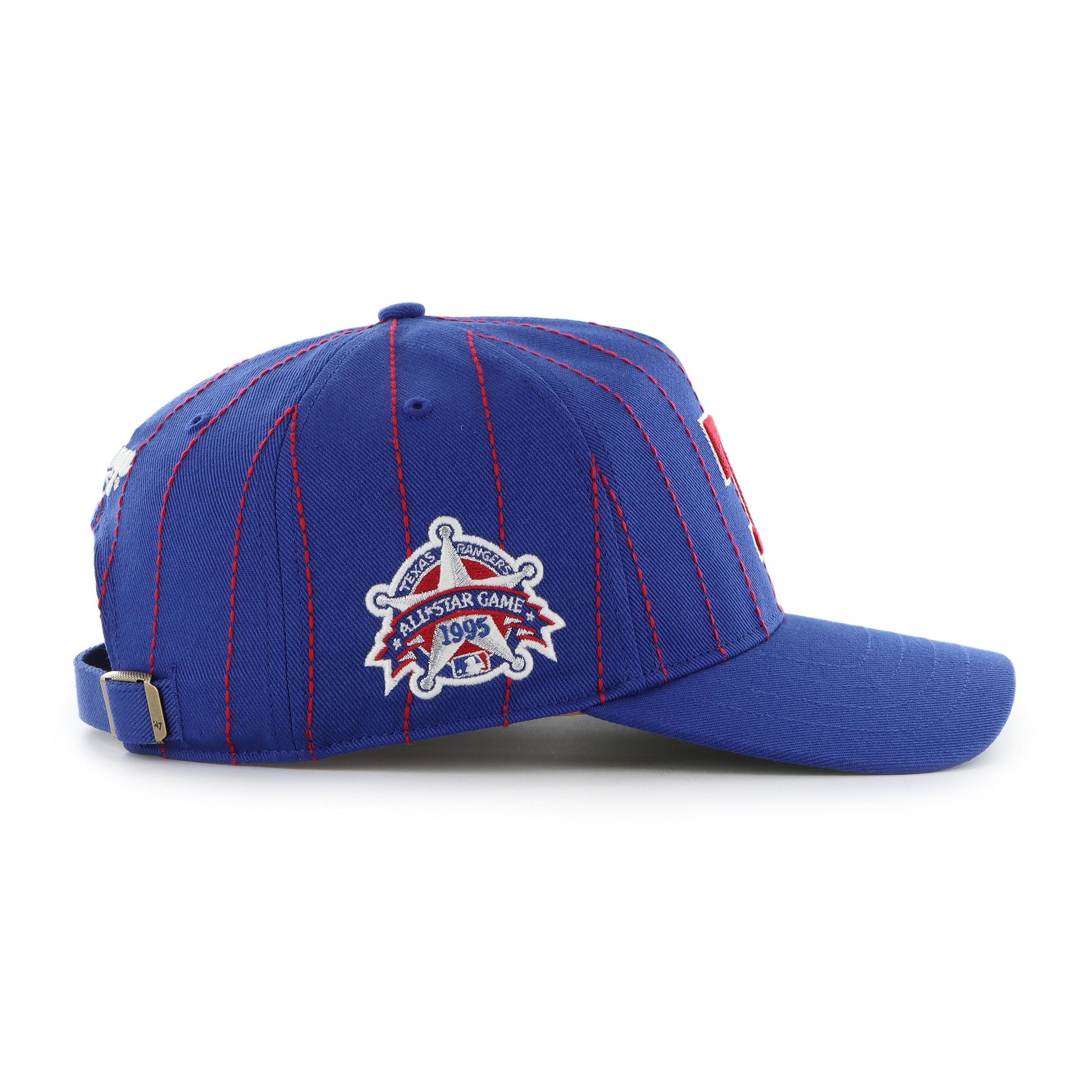 TEXAS RANGERS COOPERSTOWN RAWLINGS PINSTRIPE '47 HITCH
