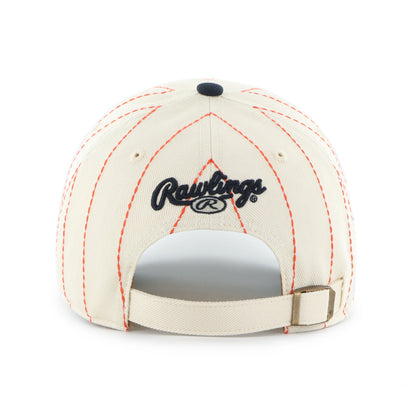 DETROIT TIGERS COOPERSTOWN RAWLINGS PINSTRIPE '47 CLEAN UP