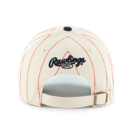 DETROIT TIGERS COOPERSTOWN RAWLINGS PINSTRIPE '47 CLEAN UP