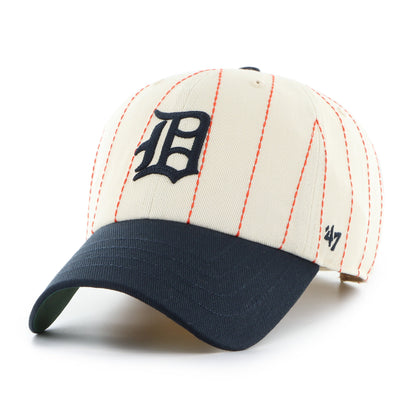 DETROIT TIGERS COOPERSTOWN RAWLINGS PINSTRIPE '47 CLEAN UP