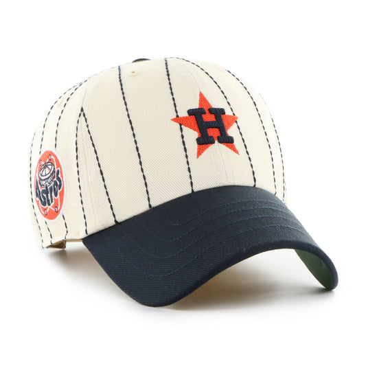 HOUSTON ASTROS COOPERSTOWN RAWLINGS PINSTRIPE '47 CLEAN UP