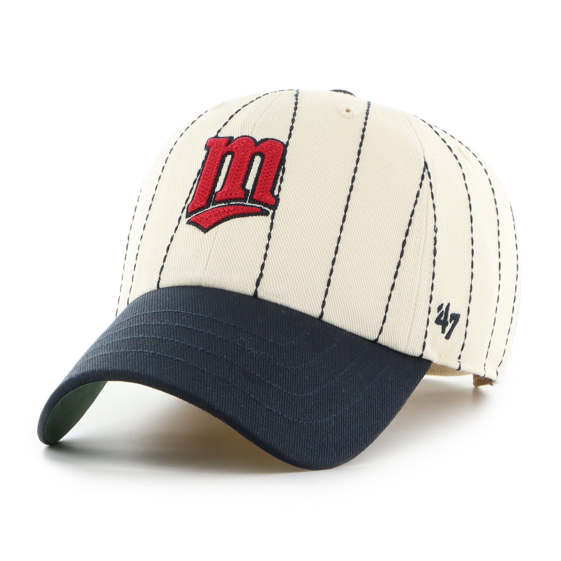 MINNESOTA TWINS COOPERSTOWN RAWLINGS PINSTRIPE '47 CLEAN UP