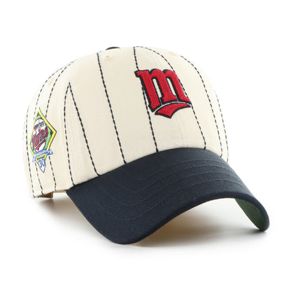 MINNESOTA TWINS COOPERSTOWN RAWLINGS PINSTRIPE '47 CLEAN UP