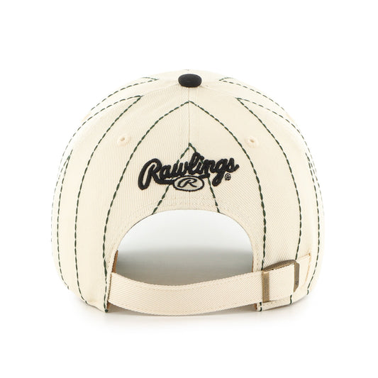 ATHLETICS BASEBALL COOPERSTOWN RAWLINGS PINSTRIPE '47 CLEAN UP