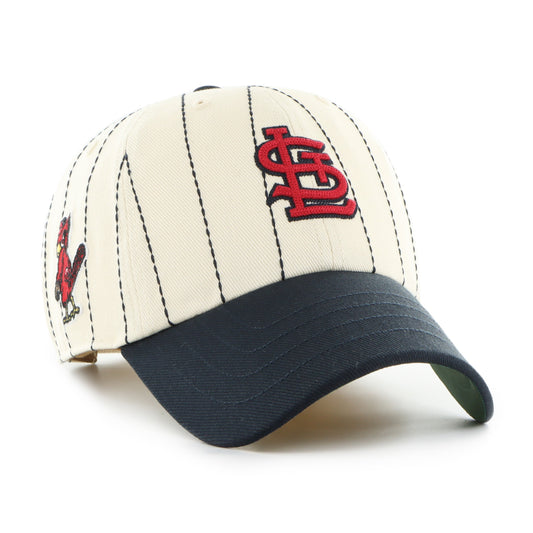 ST. LOUIS CARDINALS COOPERSTOWN RAWLINGS PINSTRIPE '47 CLEAN UP