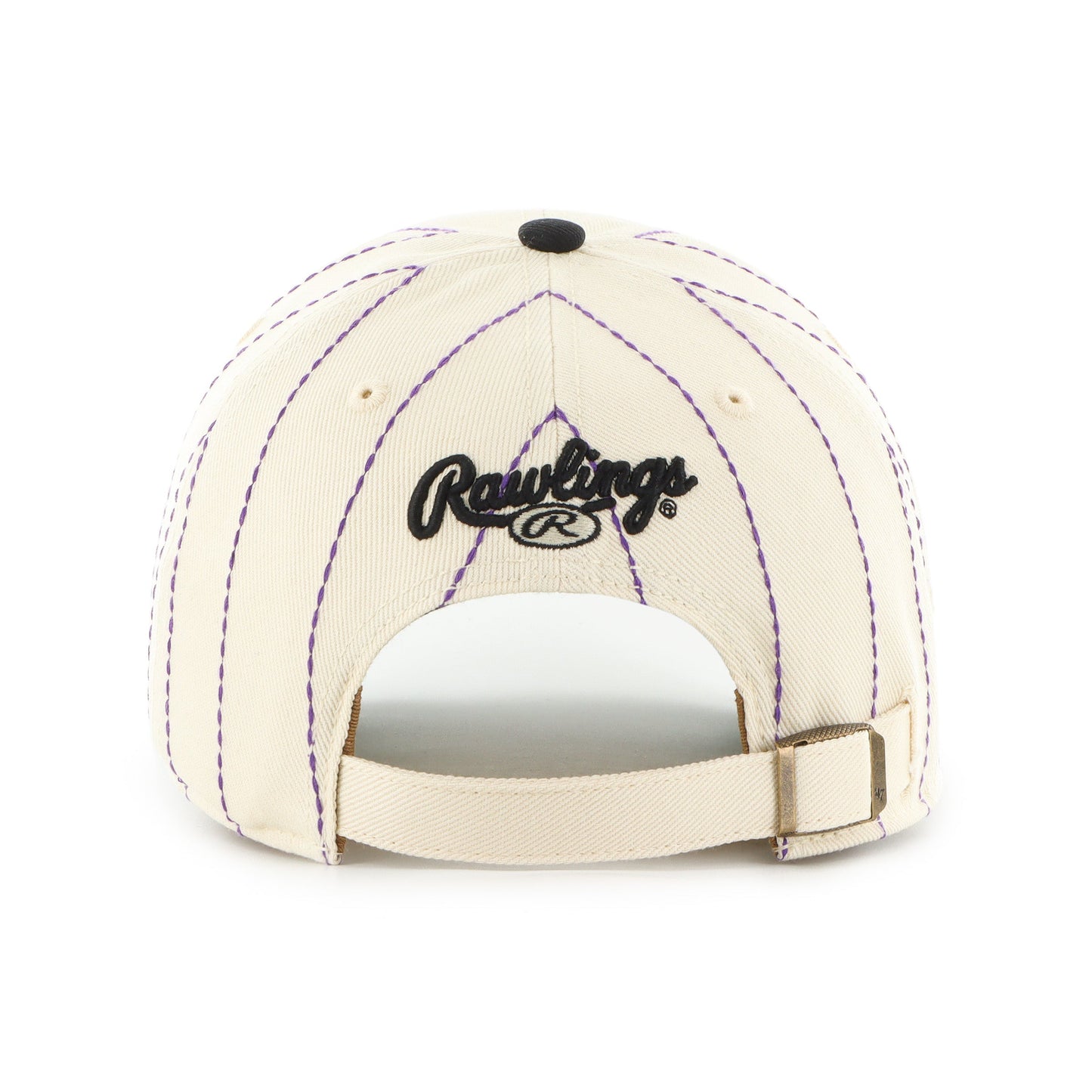 COLORADO ROCKIES COOPERSTOWN RAWLINGS PINSTRIPE '47 CLEAN UP