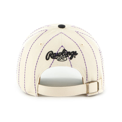 COLORADO ROCKIES COOPERSTOWN RAWLINGS PINSTRIPE '47 CLEAN UP