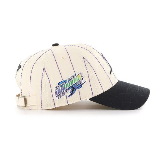 TAMPA BAY RAYS COOPERSTOWN RAWLINGS PINSTRIPE '47 CLEAN UP