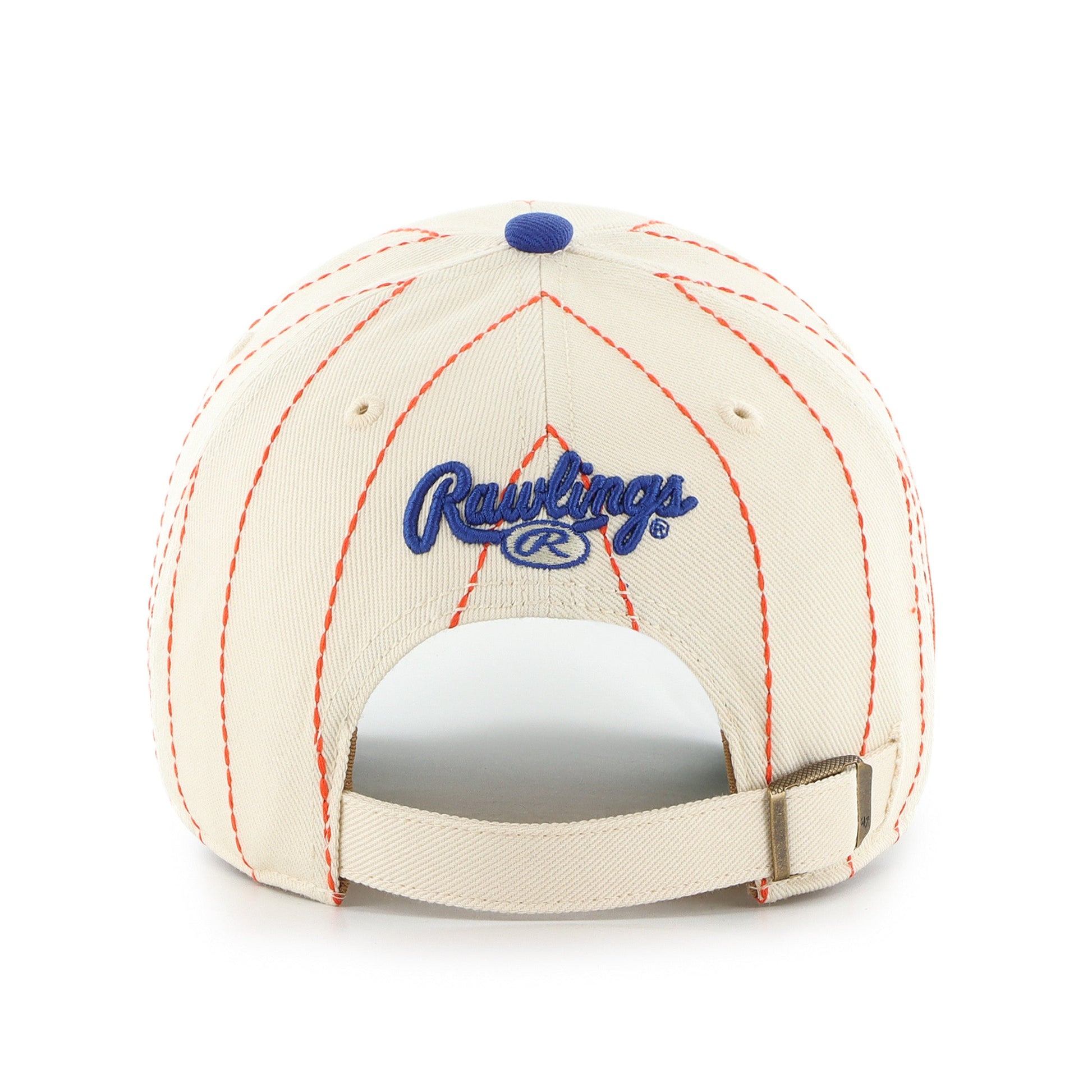 NEW YORK METS COOPERSTOWN RAWLINGS PINSTRIPE '47 CLEAN UP