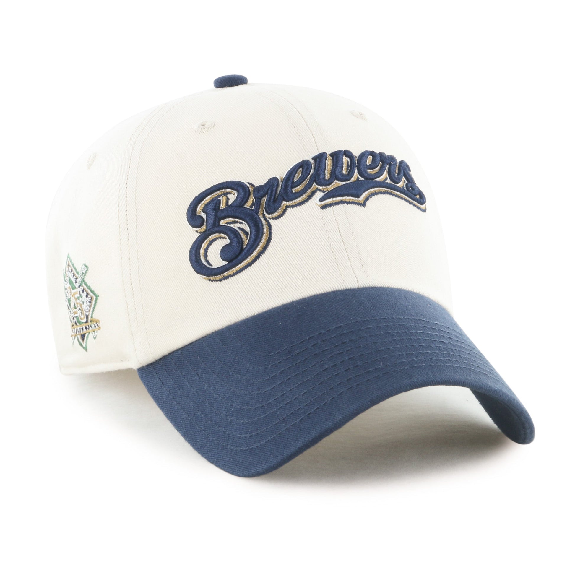 MILWAUKEE BREWERS COOPERSTOWN BALLPARK SCRIPT SHOT '47 CLEAN UP