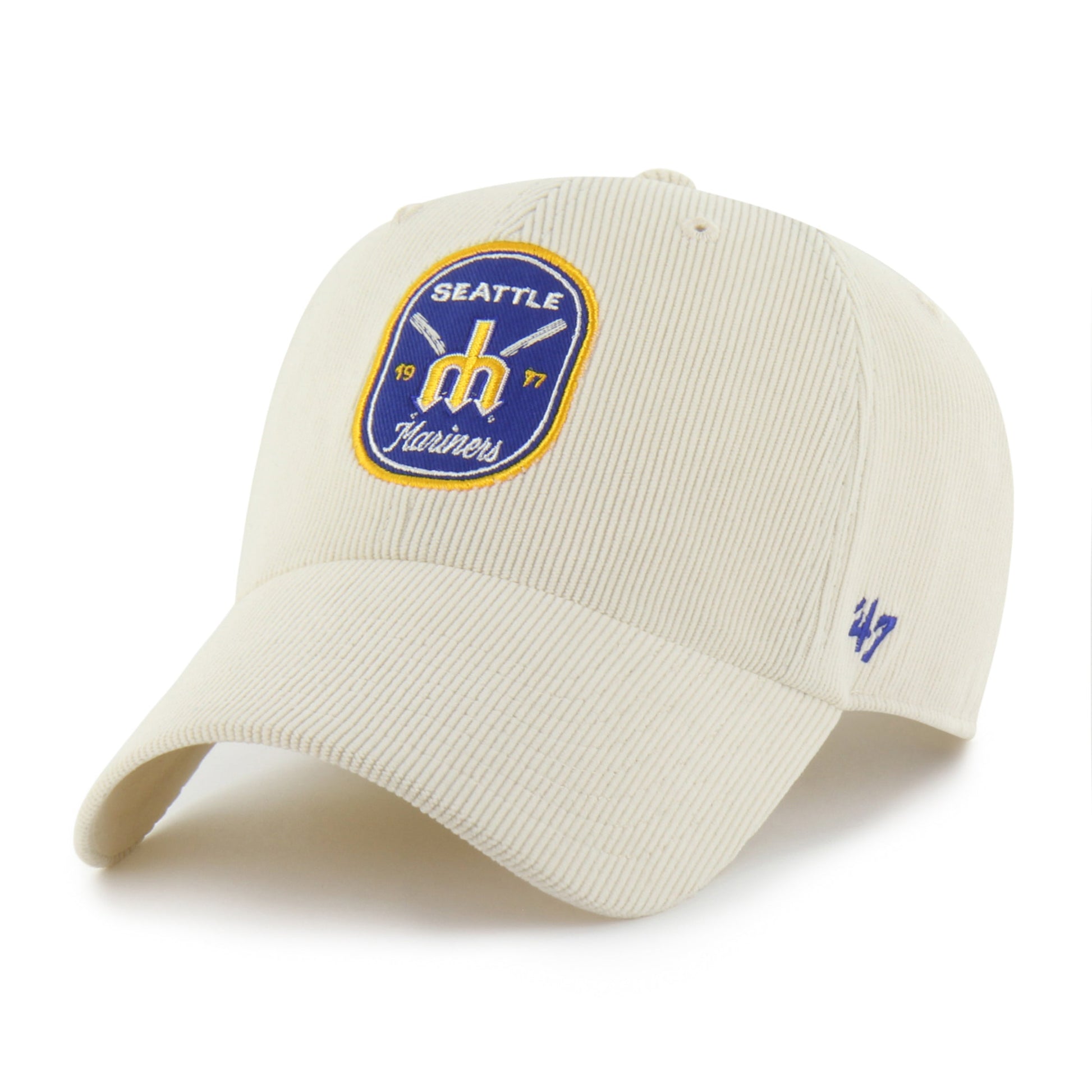SEATTLE MARINERS COOPERSTOWN CROSSPATCH CORD '47 CLEAN UP