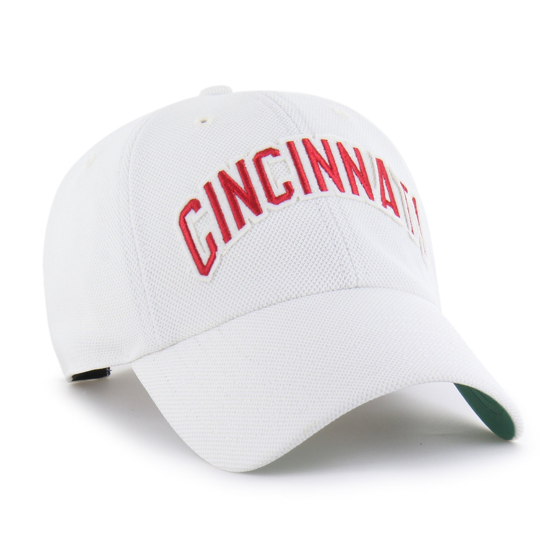CINCINNATI REDS COOPERSTOWN GRANDSTAND PIQUE SCRIPT '47 CLEAN UP