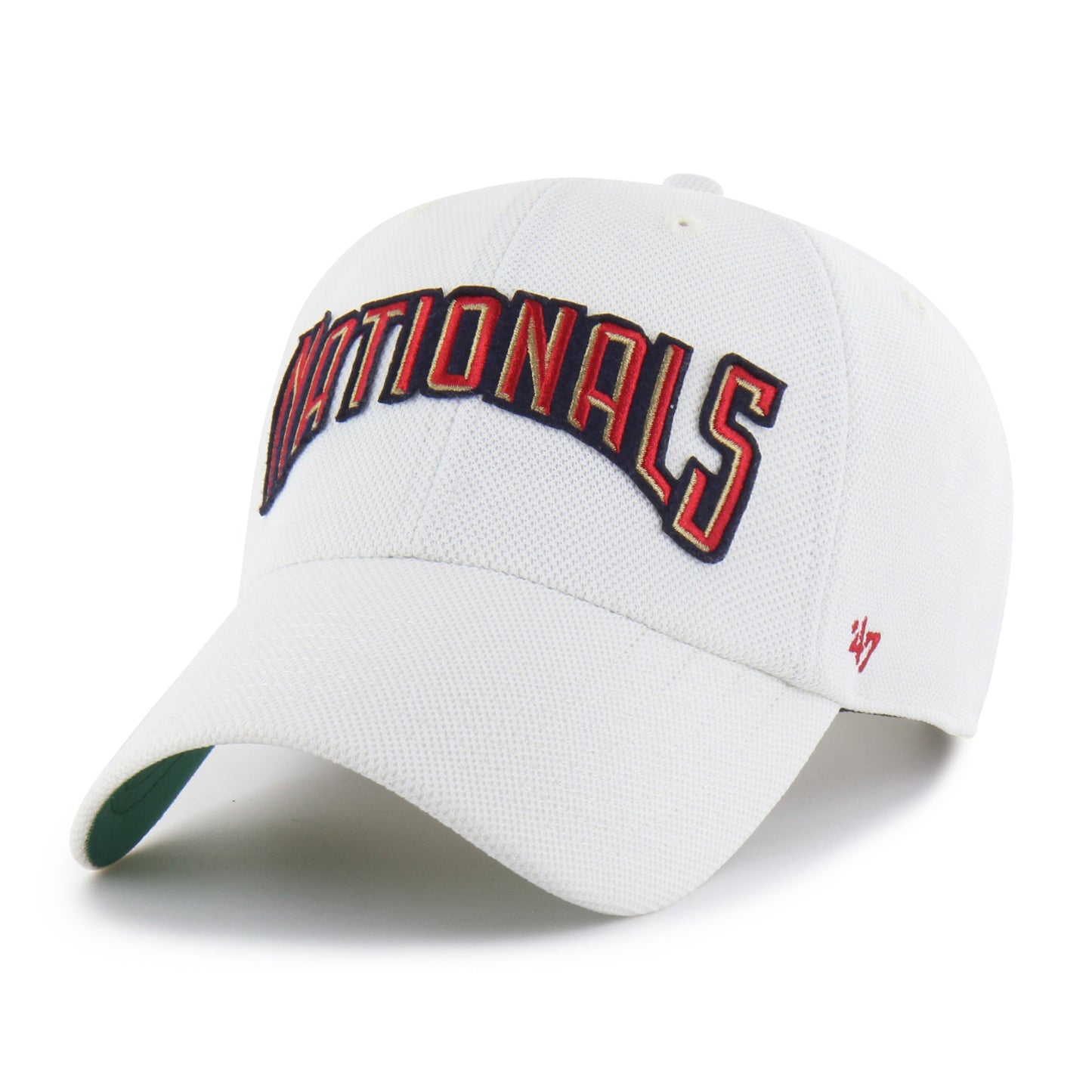 WASHINGTON NATIONALS COOPERSTOWN GRANDSTAND PIQUE SCRIPT '47 CLEAN UP