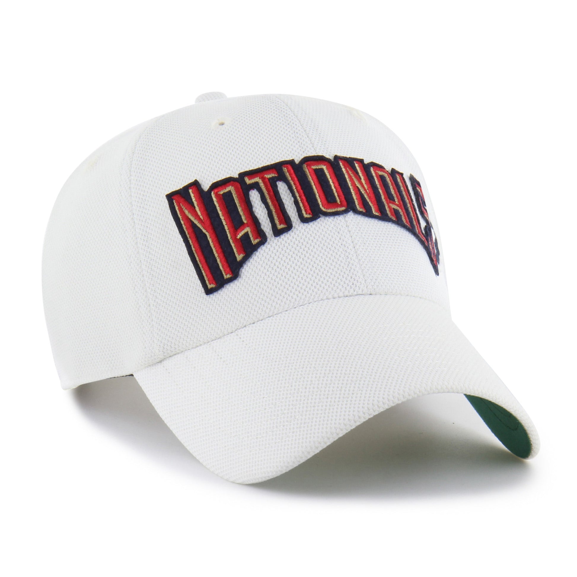 WASHINGTON NATIONALS COOPERSTOWN GRANDSTAND PIQUE SCRIPT '47 CLEAN UP