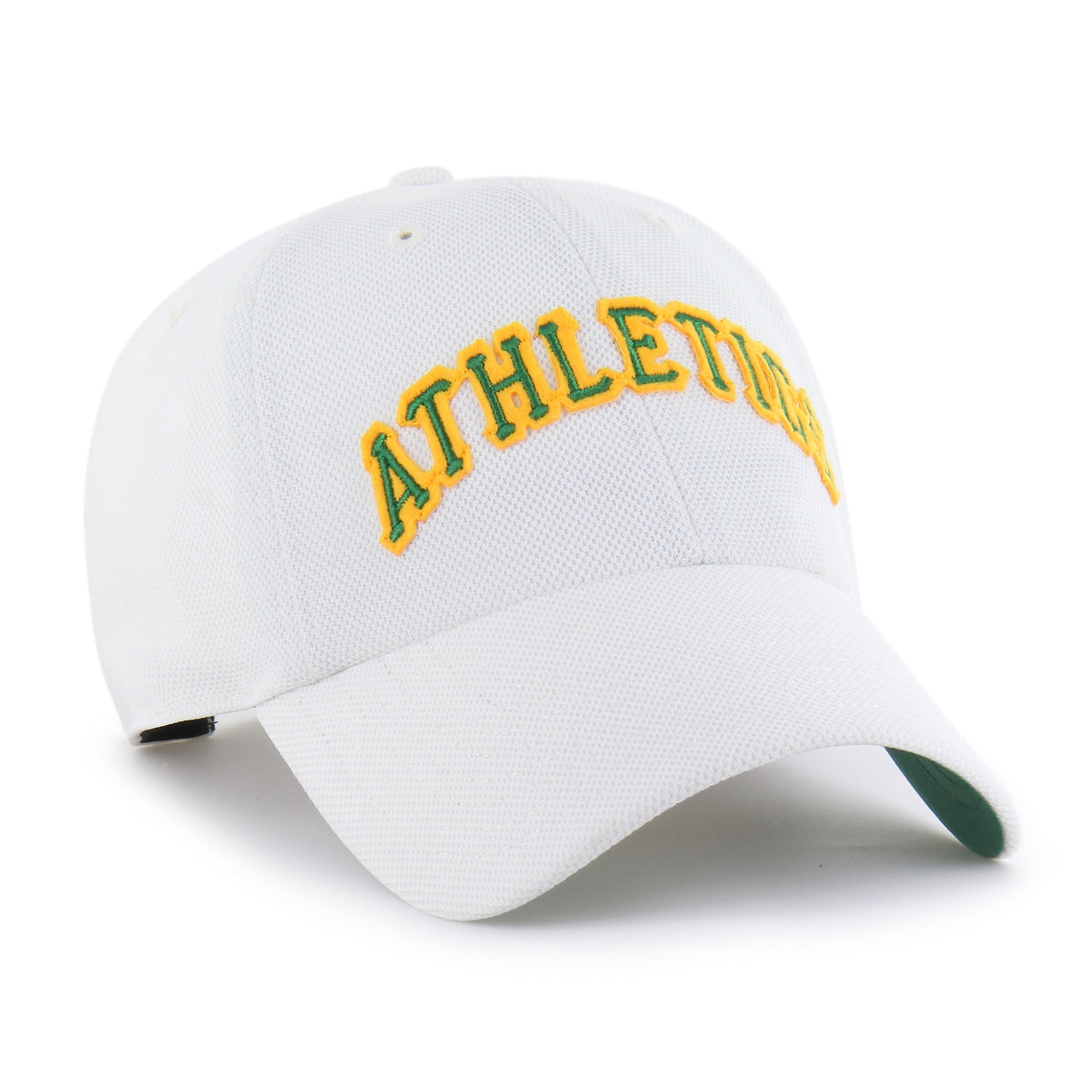 ATHLETICS BASEBALL COOPERSTOWN GRANDSTAND PIQUE SCRIPT '47 CLEAN UP