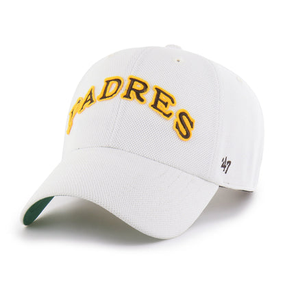 SAN DIEGO PADRES COOPERSTOWN GRANDSTAND PIQUE SCRIPT '47 CLEAN UP