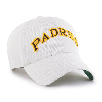 SAN DIEGO PADRES COOPERSTOWN GRANDSTAND PIQUE SCRIPT '47 CLEAN UP