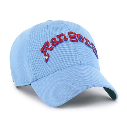 TEXAS RANGERS COOPERSTOWN GRANDSTAND PIQUE SCRIPT '47 CLEAN UP