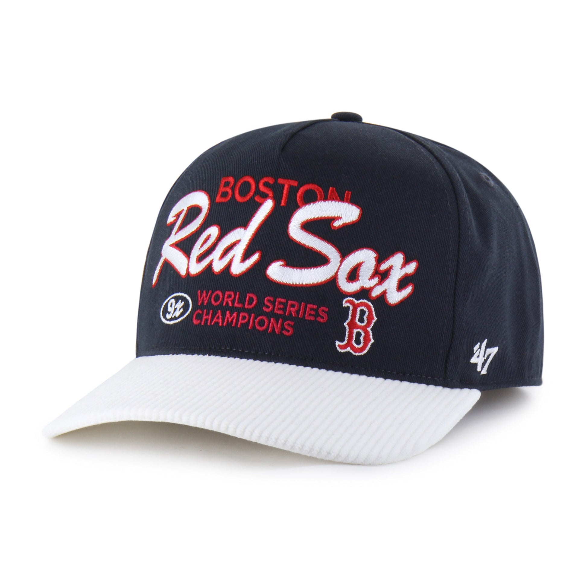 BOSTON RED SOX COOPERSTOWN WORLD SERIES MULTI TIME '47 HITCH RF RELAXED FIT