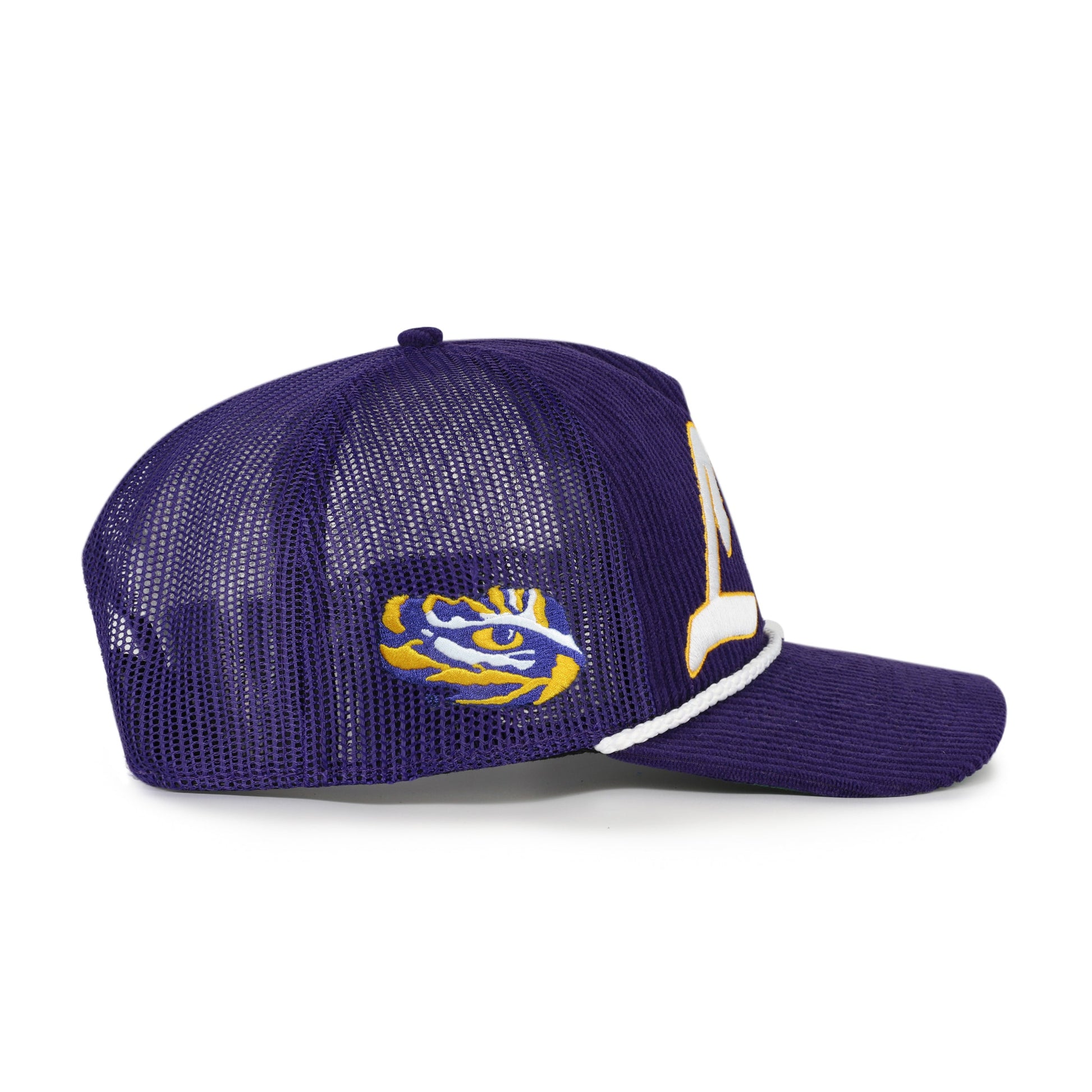 LOUISIANA STATE TIGERS LSU DOUBLE HEADER MESH '47 HITCH RF RELAXED FIT