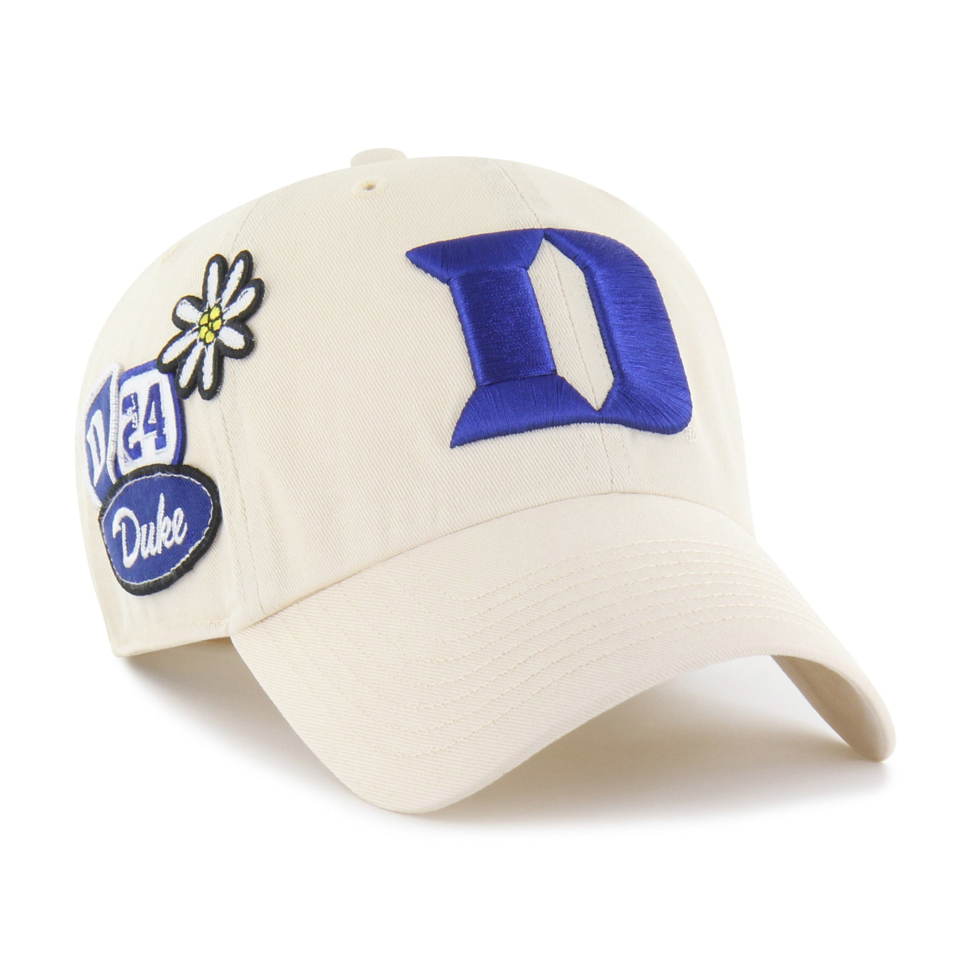 DUKE BLUE DEVILS BADGES '47 CLEAN UP