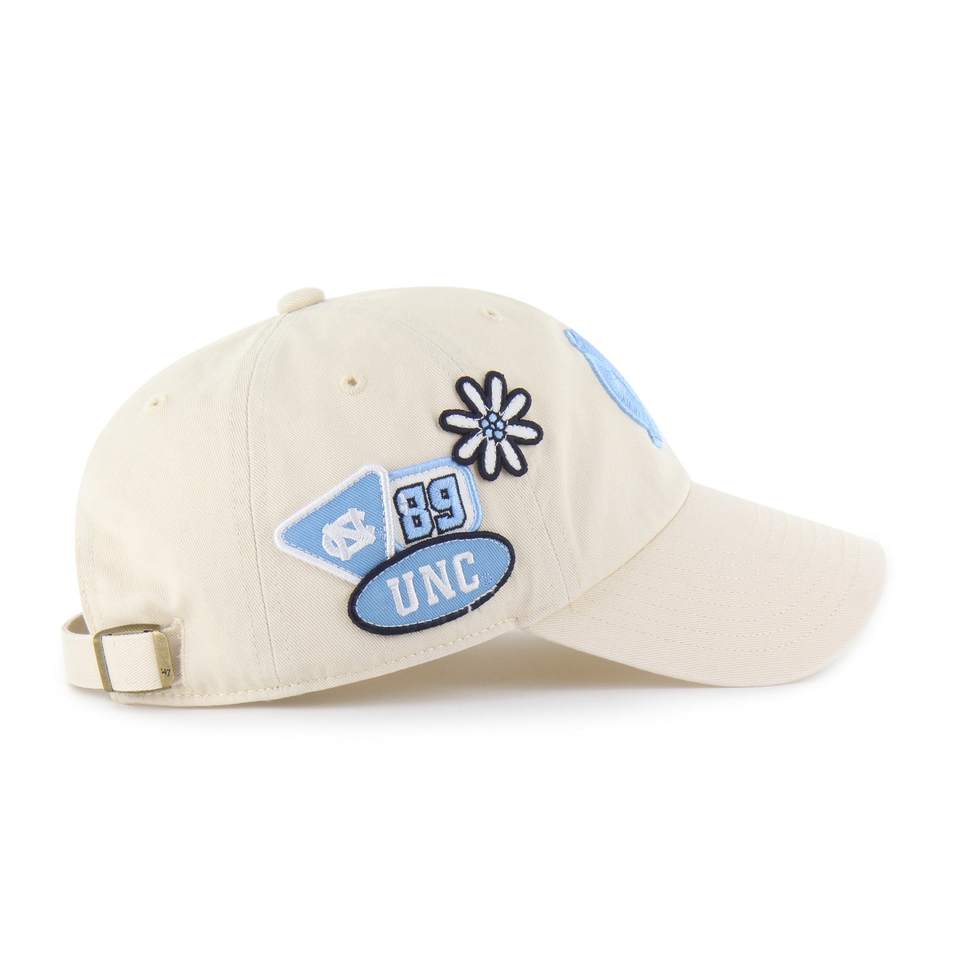 NORTH CAROLINA TAR HEELS UNC BADGES '47 CLEAN UP