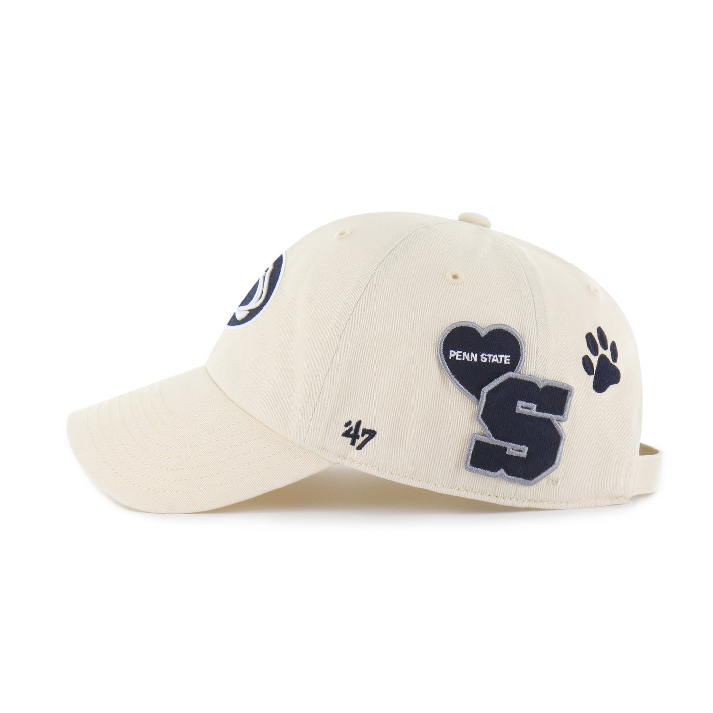 PENN STATE NITTANY LIONS BADGES '47 CLEAN UP