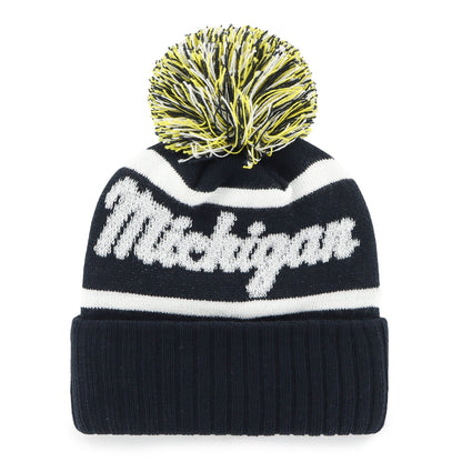 MICHIGAN WOLVERINES SPIRITED '47 CUFF KNIT WOMENS