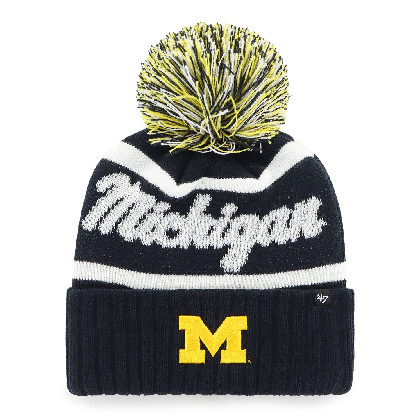 MICHIGAN WOLVERINES SPIRITED '47 CUFF KNIT WOMENS