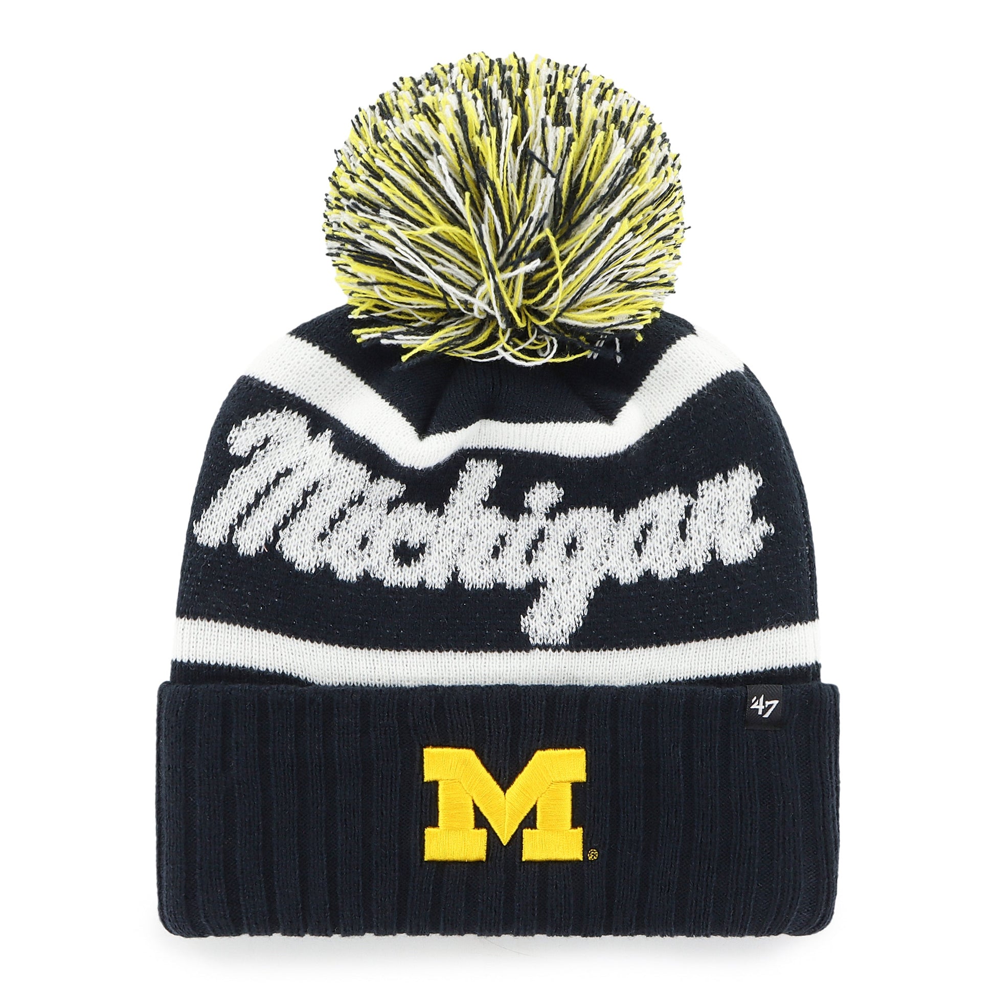 MICHIGAN WOLVERINES SPIRITED '47 CUFF KNIT WOMENS