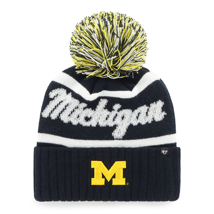 MICHIGAN WOLVERINES SPIRITED '47 CUFF KNIT WOMENS
