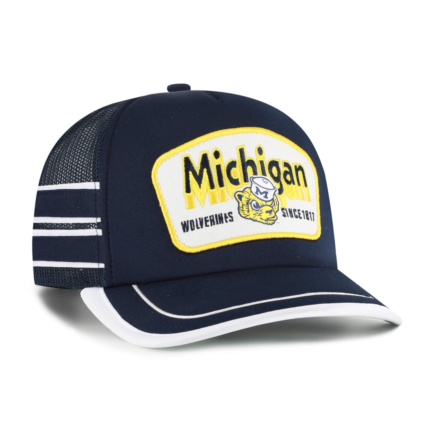 MICHIGAN WOLVERINES VINTAGE GRANDSTAND '47 HITCH FOAM FRONT