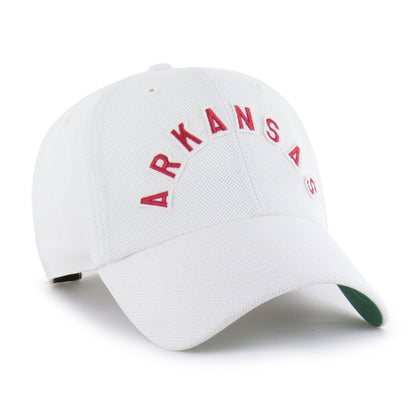 ARKANSAS RAZORBACKS VINTAGE GRANDSTAND PIQUE SCRIPT '47 CLEAN UP