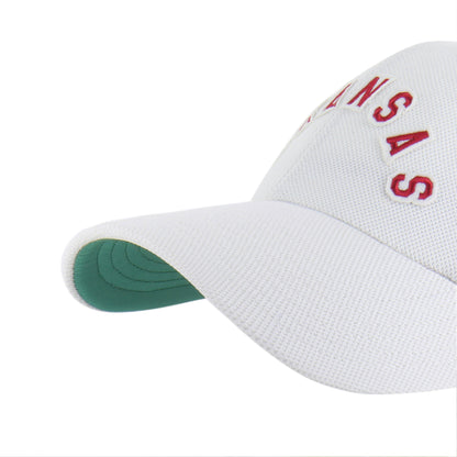 ARKANSAS RAZORBACKS VINTAGE GRANDSTAND PIQUE SCRIPT '47 CLEAN UP